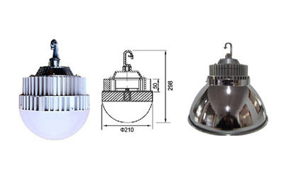 LED单罩工厂灯 一体化设计引领工业照明新趋势